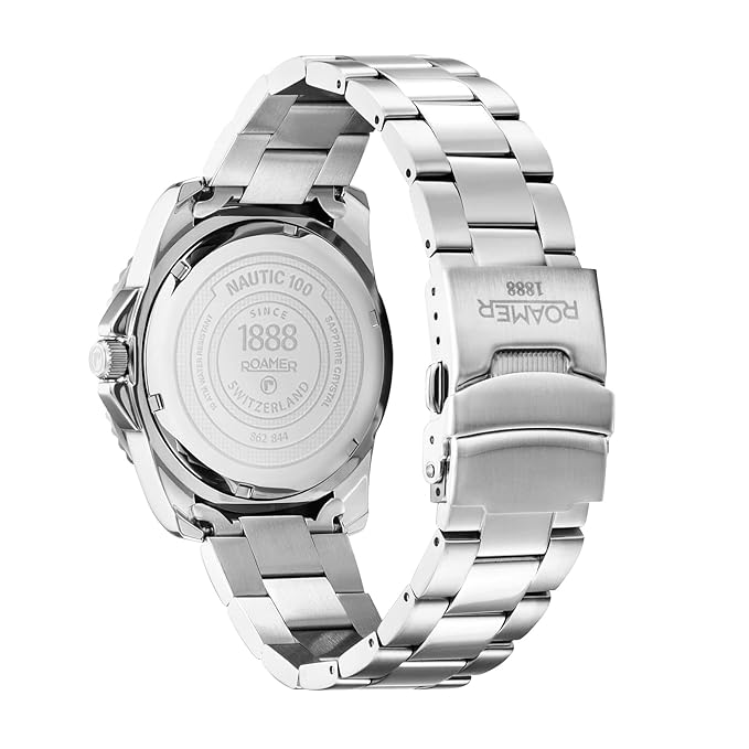 Roamer Analog Blue Dial Men's Watch-862844 41 45 20