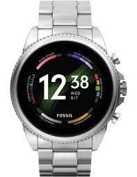 Fossil Gen 6 Smartwatch Digital Black Dial Men's Watch-FTW4060