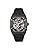 Kenneth Cole Automatic Black Dial with Black Silicone Strap Watch for Men
