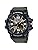 Casio G-Shock GG-1000-1A3DR Black Analog-Digital Dial Green Resin Strap Men's Watch Mud Resistant Shock Resistant G662