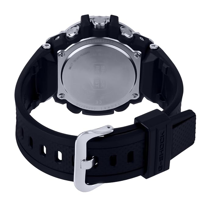 Casio G-Shock GST-B100-1ADR Metal Ip Black Analog Dial Black Resin Strap Men's Watch Tough Solar Bluetooth G789